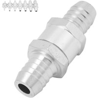 One Way 4/6/8/10/12/14/16mm Valves Aluminium Alloy Fuel Non Return Check Valve One Way For Gasoline Diesel Biodiesel Water