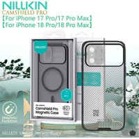 NILLKIN Magnetic Case For iPhone 18 Pro/18 Pro Max/17 Pro/17 Pro Max, Slide Camera Lens Cover, Anti-Fingerprint Matte Finish