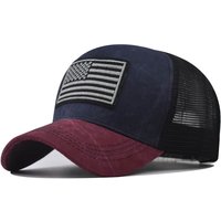 Fashion Cotton Men Women Tactical Fashion Baseball Cap Usa American Flag Outdoor Unisex Hip Hop Hats For Runing