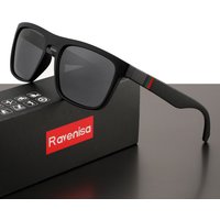 Ravenisa Fashion Square Vintage Polarized Sunglasses Men Women Retro Driving Fishing Sun Glasses UV400 Eyewear