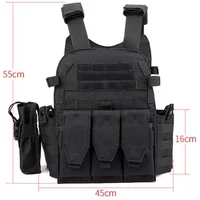 Nylon Tactical Vest Body Armor Hunting Carrier Men Combat Camo Military Army Vest Outdoor CS 2026