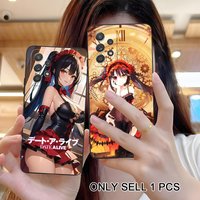 Date a Live Kurumi Tokisaki Matte Mobile Phone Case for Samsung Galaxy A56 55 54 53 52 51 36 35 34 23 16 15 5G Colorful Cover