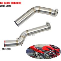 For Honda CBR600RR CBR 600RR CBR 600 RR 2005 - 2020 Slip-on Motorcycle Exhaust Middle Link Pipe Accessories Escape System image 4