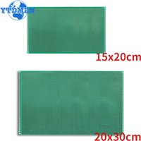 1PCS PCB Prototype Board 15x20cm 20x30cm Single Side Protoboard Green Fiberglass Plate Diy Universal Circuit Boards