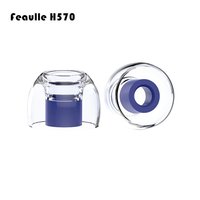 Hybrid Latex H570 Ear Tips for Sennheiser Corrugated Earplug Anti-allergic for SONY/HUAWEI/APPLE/XIAOMI/Samsung/AKG