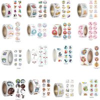 Wholesale Animal Camaraderie School Teacher Gift Reward Stationery Stickers Party Make Friends Fun Cute Self-adhesive Label