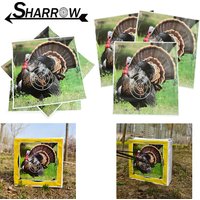 10/20pcs Archery Turkey Target Paper 40*40cm/60*60cm Copper Target Paper for Outdoor Shooting Hunting Target Training Practice
