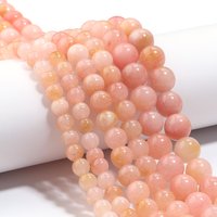 1 Strand 6/8/10mm Natural Pink Opal Stone Beads Round Loose Spacer Beads For Jewelry Making DIY Bracelets Necklace Accessories
