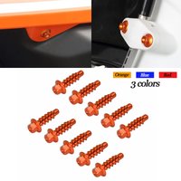 10PCS Motocross Self Tapping Screw Bolt Kit For KTM EXC EXCF XC XCF SX SXF TPI SIX DAYS 125 250 300 350 400 450 500 1997-2023