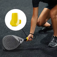 1pc Tennis Padel Racket Grip Corrector Anti-Slip Silicone Handle Trainer Portable Comfortable Peak Racket Grip Correction Device