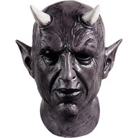 Mephistopheles Demon Horn Mask Cosplay Horror Devil Latex Helmet Halloween Masquerade Carnival Party Costume Props