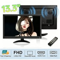 13.3-inch HD 1366x768 Monitoring Display with AV BNC HDMI USB VGA Interfaces for Clear Visuals And Easy Connectivity