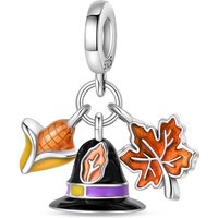 925 Sterling Silver Charms Bead Autumn Harvest Season Dangle Fit Original Bracelet DIY Women Jewelry Gift