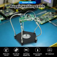 Welding magnifying glass. Welding of circuit board fixtures, flexible metal arm, suitable for welding table top magnifying glass