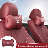 1Pcs Car Seat Headrest Auto Emblem Neck Pillow For Lexus F SPORT ES RX NX IS300 IS250 RX350 LS500 LX600 NX260 CT200 NX350 HS250