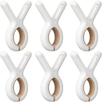 1/3/6/12Pcs Beach Towel Clips Plastic Clothespin Heavy Duty Laundry Clips to Keep Your Towel Clothes Blankets from Blowing Away