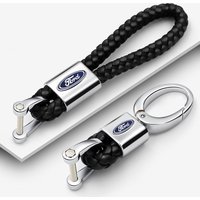 Metal/Leather Car Styling Keychain For Ford Fiesta Mondeo Ranger EcoSport ESCORT focus 1 focus 3 focus 2 Accessories YSH-FORD