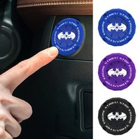 Push Start Button Cover Bat Design Start Stop Button Cover engine start button cover Protective Push Button Cover car accessory