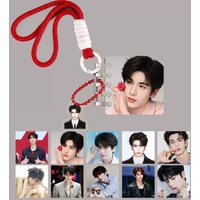 TV Drama Zhu Yu Zhang Linghe Tian Xiwei Cosplay Xie Zheng Fan Changyu Loose Leaf Album Pendant Keychain Bag Accessory FansGift