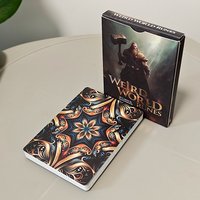 Weird World Runes Deck - 25 Elder Futhark Oracle Cards 9*6cm for Divination Printed on 350GSM Double-embossed Cardstock
