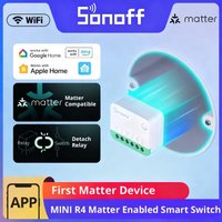 SONOFF MINI R4 Matter MINIR4M Matter Relay Sonoff Mini R4 Extreme Wifi Smart Switch Matter with Alexa Google Home Homekit