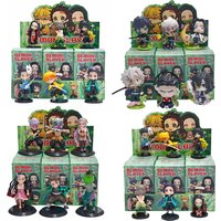 2026 Styles Anime Demon Slayer:Kimetsu no Yaiba Blind Box Set Handmade Figure Cartoon PVC Doll Desktop Decoration Christmas gift