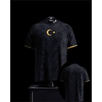 Turkey Football Jersey Black and Red Special Edition 26-27, Lightweight, Breathable, Sportswear,Summer T-shirt for Men