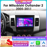 360 Kamera 2din Android 13 Auto Multimedia GPS Autoradio für Mitsubishi Outlander XL2 2013-2017 für Citroen C-Crosser 4g Carplay
