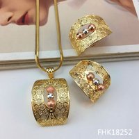 2024 Classic Pendant & Earrings for Women Unique Beads Pendant for Woman FHK18252