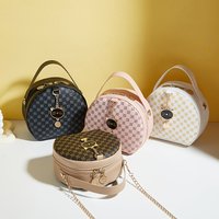 Circular Designer Fashion Women Shoulder Bag Leather Women's Messenger Crossbody Bags Ladies Purse Female Round Bolsa Handbag