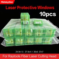 Raytools Original Laser Protective Windows 27.9x4.1mm 37x7 Optical Protection Lens 30x5 Fused Silica Fiber Cutting Machine Parts