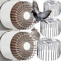 Drain Pipe Protector Roof Floor Anti-blocking Rain Pipe Cap Prevent Birds Mice Anti-Blocking Stainless Steel Mesh Cover 3 Sizes