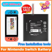 6000mAh for Nintendo Switch Battery OLED Large-capacity Joy-Con Controller 3DS/HAC-003 Battery with Tools