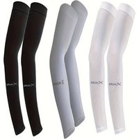 AliExpress NONE 3pcs ice sleeves men's sun protection sleeves women's summer sun protection sleeves ice silk sleeves outdoor cycling gloves arm