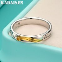 925 Sterling Silver Smooth Round 7-10# Ring For Women Wedding Party Fashion Charm Jewelry