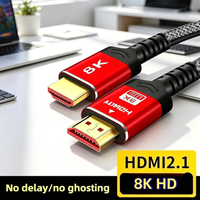 8K 60Hz HDR eARC HDCP2.3 Supported Audio Video Transmission Wire, Universal Digital Signal Adapter Cord for Notebook Monitor TV
