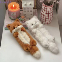 【MAX-55】Cartoon Plush Pencil Pouch Funny Cute Student Animal Pencil Cases Personalized Stationery Storage Bag Best Friend Gifts