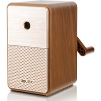 Deli Classic Heavy-Duty Hand Crank Pencil Sharpener - Adjustable, Durable Blade for School, Office, and Studio Use