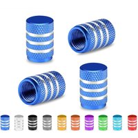 For Automobiles Motorcycles Trucks Bikes AUTCOAT 4Pcs Aluminum Car Wheel Tire Valve Caps Tyre Rim Stem Covers Airdust Waterproof