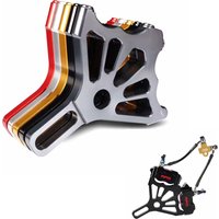 Motorcycle Dual Rear Brake Caliper Brake Disc Adapter/Bracket For 82mm Dual Rpm Brake Caliper Modification For Motorbike Scooter