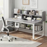 Computer Desk Desktop Home Bookshelf Integrated Student Bedroom Learning Writing Desk Simple Desk