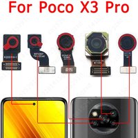Front Back Camera For Xiaomi Mi Poco X3 Pro Selfie Frontal Backside Rear Facing Camera Module Flex Repair Spare Parts