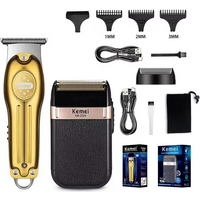 Kemei KM-679 Mini Portable Electric Hair Clipper KM-2024 Men's Reciprocating Twin Blade Razor Shaver Beard Trimmer Shaving Machi