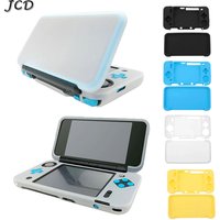 JCD Soft Silicone Protective Case Sleeve Skin Rubber Cover Shell for NEW 2DS XL LL 2DSXL 2DSLL Console Gaming Accessories