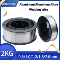 Fil de soudage en aluminium 2KG, bâton de soudage en alliage d'aluminium, bobine de fil en aluminium magnésium/silicium pour pistolet de soudage Laser, chargeur de fil
