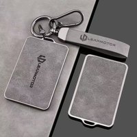 Car TPU Leather NFC Key Case Cover Holder Chain For Leapmotor LEAPMOTOR B01 C11 C16 C10 Interior Accessories Protective Shell