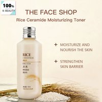 THE FACE SHOP Rice Ceramide Emulsion 150ml,Featherlight Milk Formula,Deeply Nourishing,Korean Skincare,K-Beauty,Korean Makeup