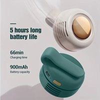 Whirlwind Leafless Mini Fan With Portable Button Design USB Charging Silent Portable Mini Fan For Home And Outdoor Travel