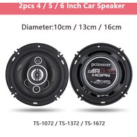 2Pcs 4/5/6 Inch Car Speakers 10cm/13cm/16cm Subwoofer Car Audio Music Stereo Full Range Frequency Hifi Automotive Speaker Horn