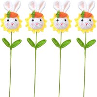 Artificial Sunflower Gifts for Women Hand Made Sun flower Stems Artificial Flower Picks for Kids Gift Home Decor
